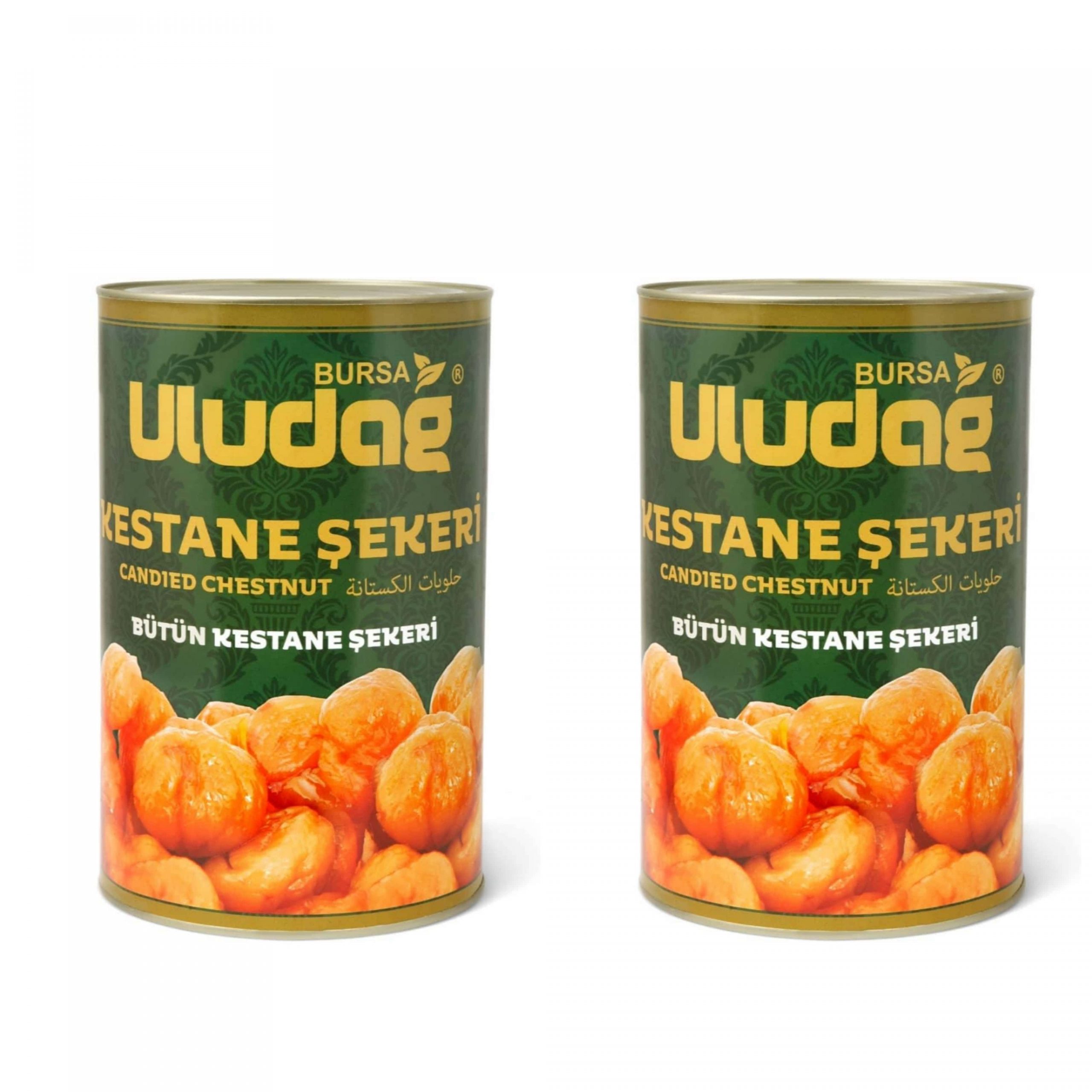 Uludağ Kestane Şekeri Bütün Teneke 5 Kg 2'li