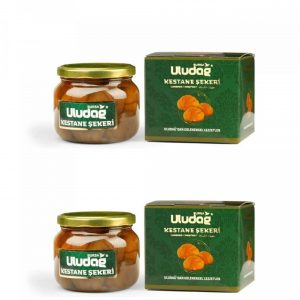 Uludağ Kestane Şekeri Duble Cam Kavanoz 500 Gr x 2 Adet